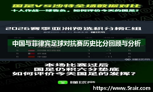中国与菲律宾足球对抗赛历史比分回顾与分析